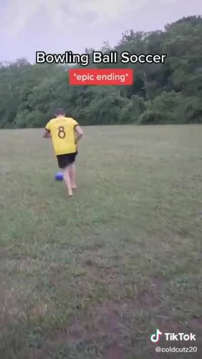 Bowling ball soccer
