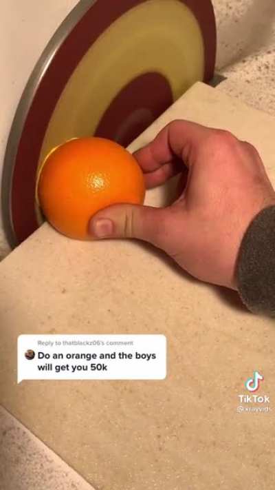 Mans fingers were way to close for comfort.
