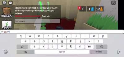 And the award to most disgusting mm2 sound I’ve ever heard goes to.. seriously Roblox needs to fix some of this sounds cause what the actual hell.