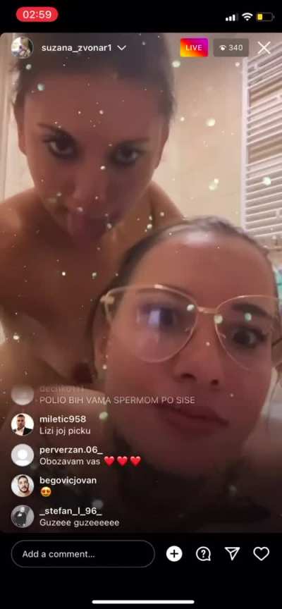 In the bath