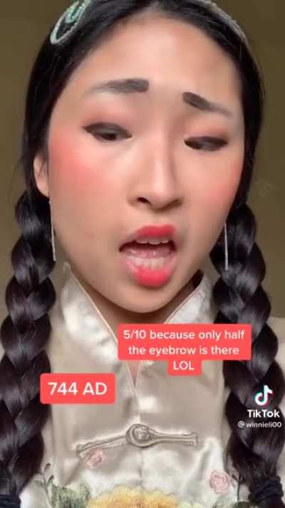 Ancient Chinese eyebrow trends