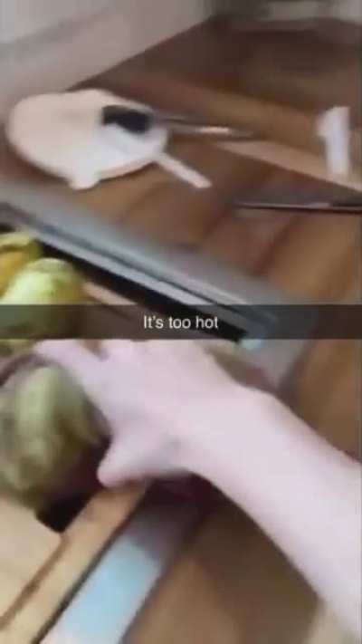 Actually, it is perfectly cut scream