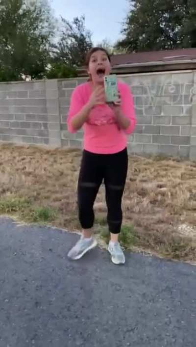 Anti-masker harasses people wearing mask on a track walking their dogs