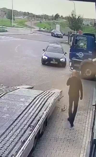 Right in the blind spot