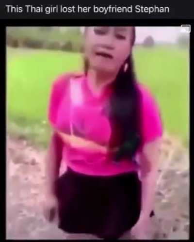 She's looking for her boyfriend stephan but gets tired of being calm.