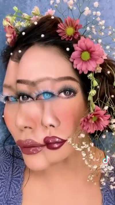 Trippy makeup