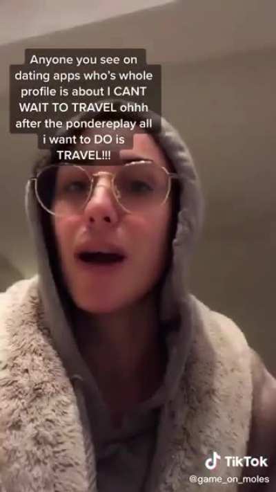 That's not travelling, that's just escaping with style.
