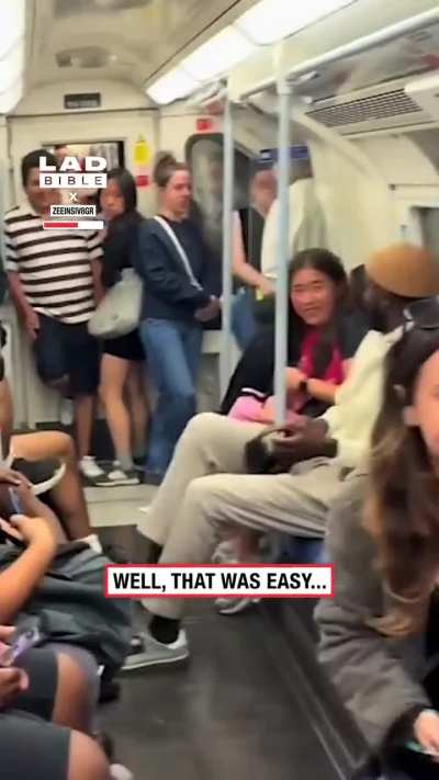 How to get a seat on the underground
