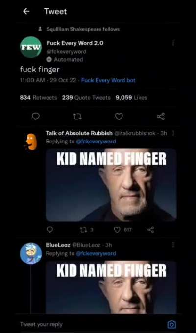 Live Finger Reaction
