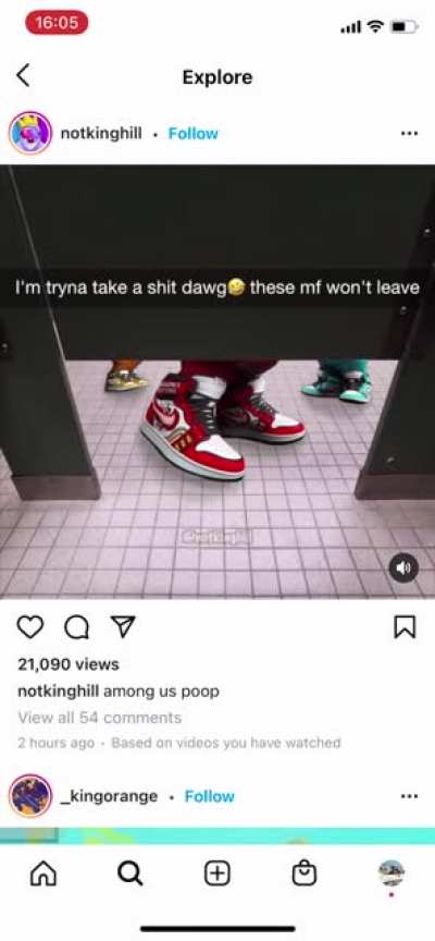 Among us drip in school bathroom?? They think my poop is sus?? 😳