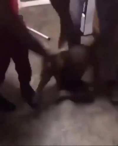 He got jumped hard
