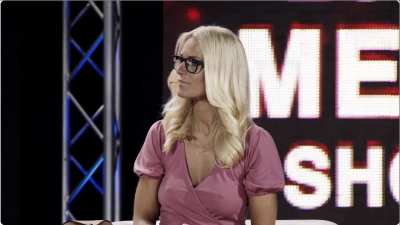 Anne's erect nipples (slightly see through)