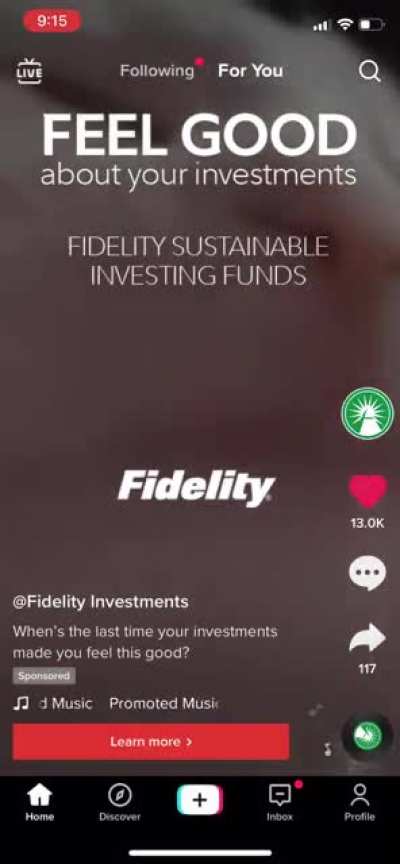 Fidelity on TikTok