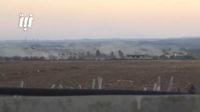 Video shows the receiving end of high-caliber AA fire AKA 