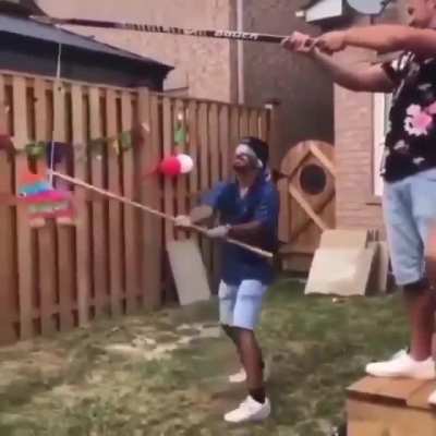 Right in the Piñata!