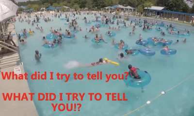 Little boy lets his sister have it when she didn’t listen to him about wearing a life jacket.
