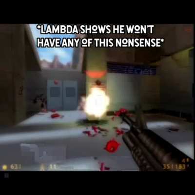 Gordon Freeman is a Lambda Male [Cringe OC]