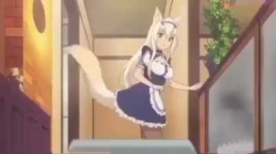 Cute anime girl gets sus!!!!!