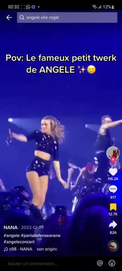 angele twerk
