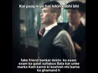title gaya fake friends ki marne