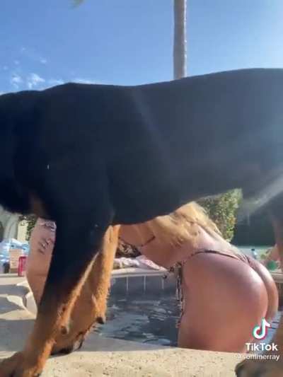 Perfect tan on a perfect ass
