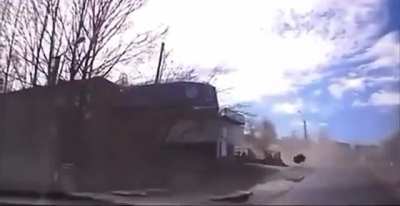 A trucks brakes fail