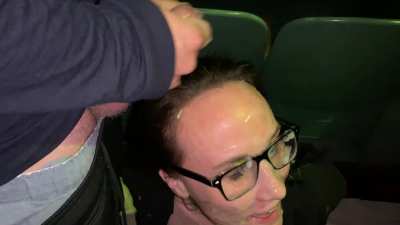 Feeling beautiful covered in cum!
