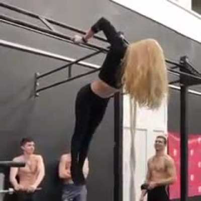Сделала качков