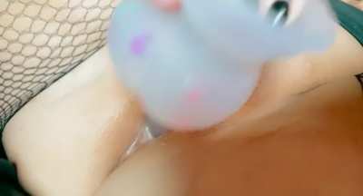 Stretching my tight little pussy