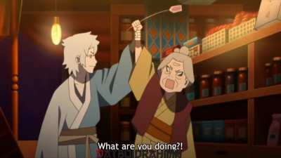 Say what you want about him but you can't say Mitsuki wasn't a real friend to Boruto.