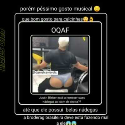 Justin Biber a Remexer As Nádegas Confesso È mto bom