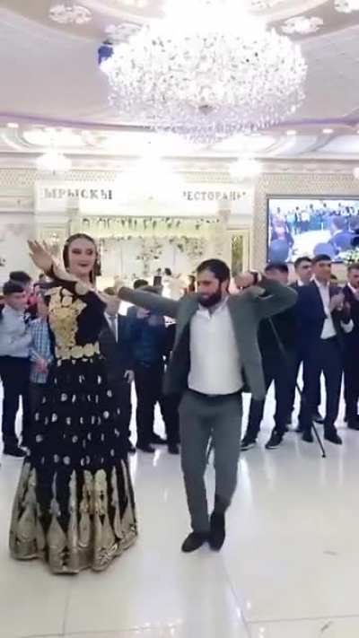 The way she moves her feet during this dance makes it appear as though she's floating