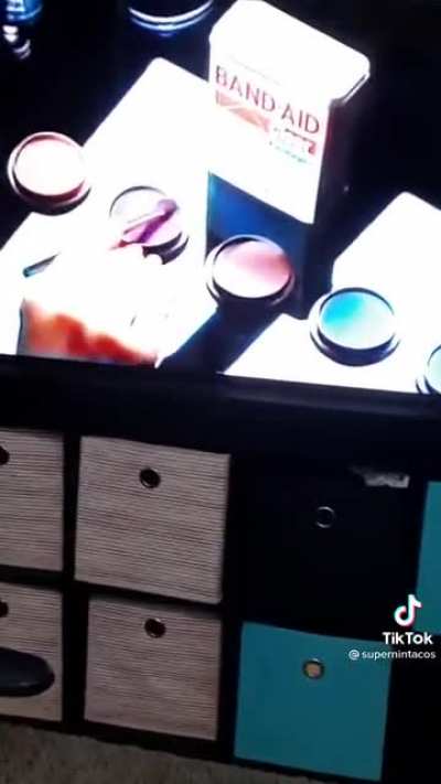 Putting on 80s commercials for background noise