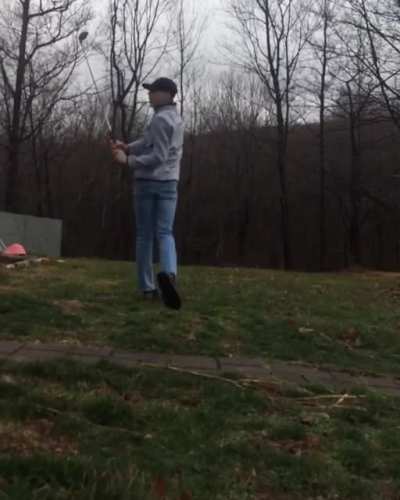 Deciding not to go to the driving range...