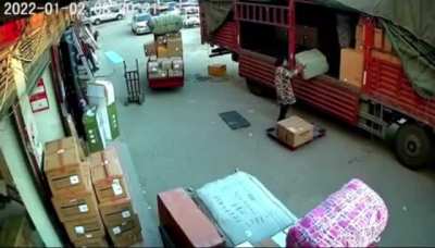 Doing a delivery
