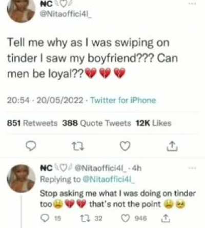 what was she doing?