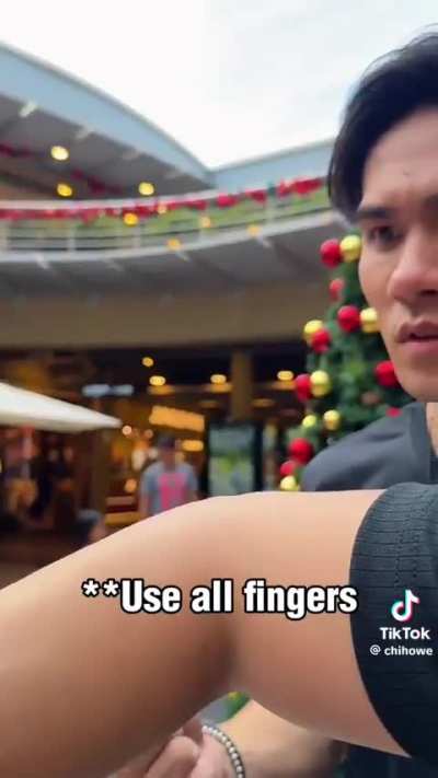How to point at people?