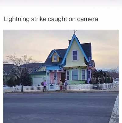 The lightning strike
