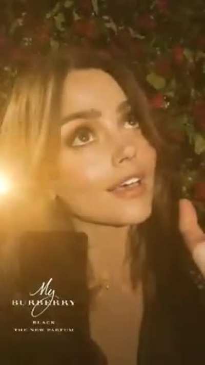 Blowing a kiss
