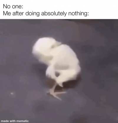 that break was really exhausting