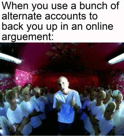 no its just a bunch of people who have the exact same opinion