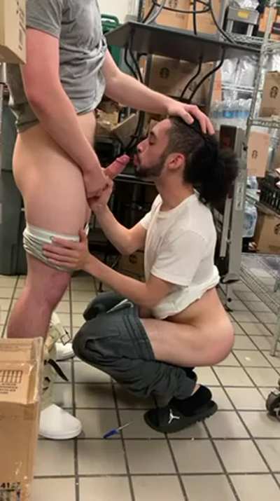 Starbucks boy said they ran out of creamer and I had to help