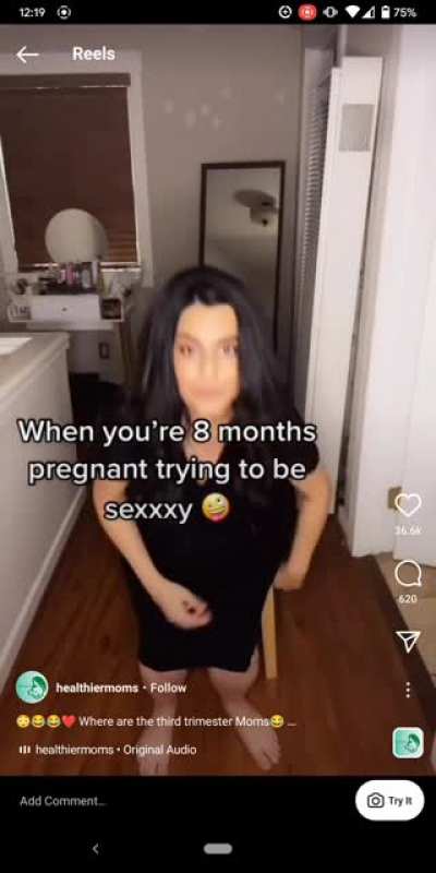 Just trying to be sexy. (Forgive me reddit for my screen record and repost of an Instagram video)