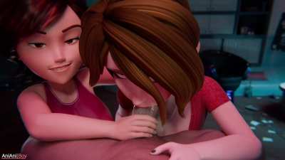 Cass Hamada & Helen Parr (AniAniBoy) [Big Hero 6 x The Incredibles]
