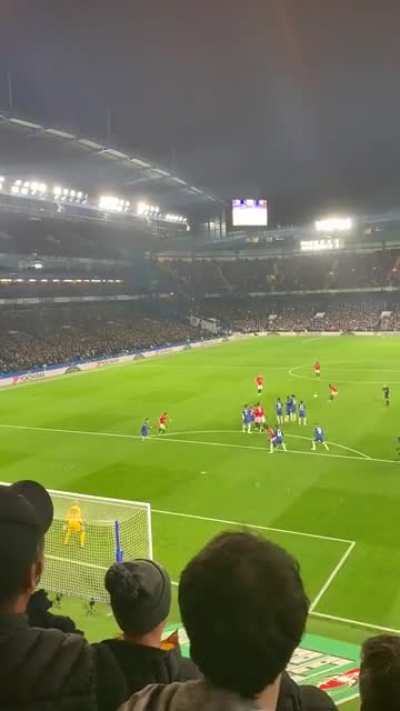 I was in the crowd for the MUFC goal of the season and was told my camera work belongs here..