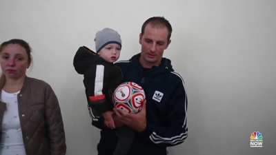 Mobilized Russians having impromptu weddings in Adidas tracksuits before departing