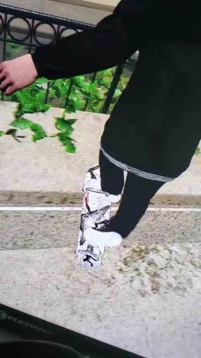 Do a kickflip!