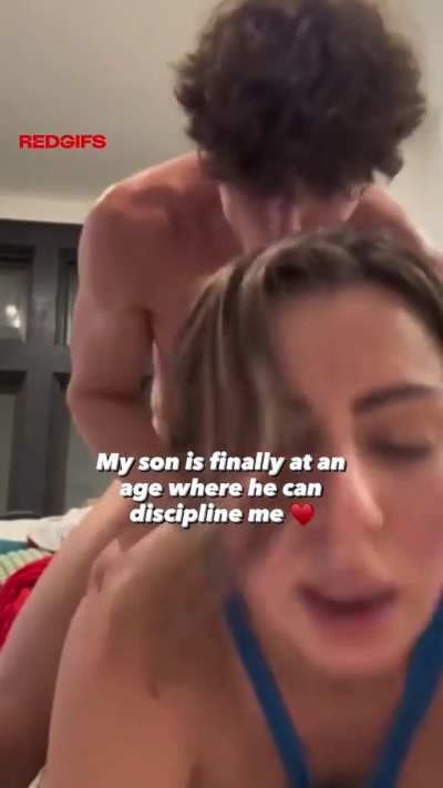 My son put me in my place