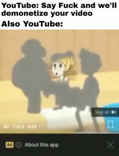 Youtube cursed ads