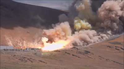 Nozzle explodes during BOLE Demonstration Motor-1 test firing